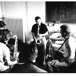 Teilnehmende Jazz- und Rockworkshop