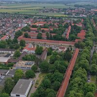 Ein Blick auf das Gebiet der Vorbereitenden Untersuchungen (Richtung An der Windmühle, Swindonstraße)