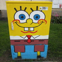 Spongebob ist am Pappeldamm 18 zu sehen.