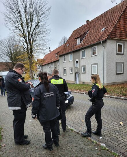 Gemeinsamer Rundgang von KOD und Polizei