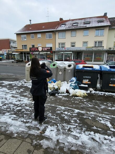 Illegale Müllablagerung in der Berliner Straße