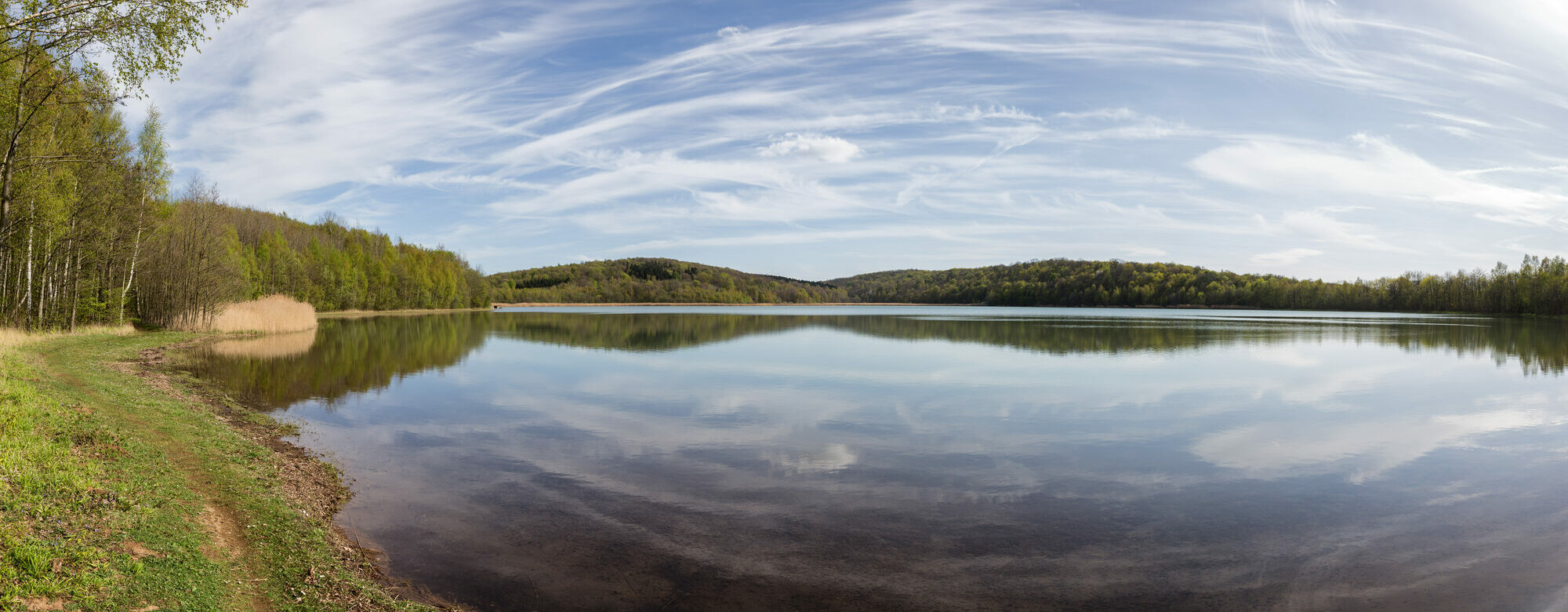 Blick auf den Reihersee in Gebhardshagen.