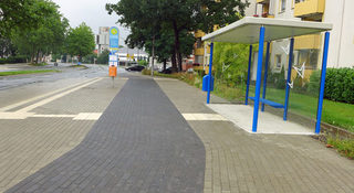 In der Kattowitzer Straße gibt es neue moderne Bushaltestellen. (Fotos: Stadt Salzgitter)