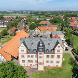 Städtisches Museum Schloss Salder von oben.