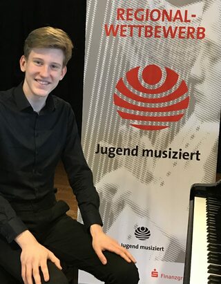 Justus Buttke hat sich für den Landeswettbewerb "Jugend musziert" qualifiziert.