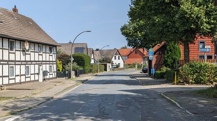 So sieht der Bereich der Bushaltestelle zur Zeit aus.