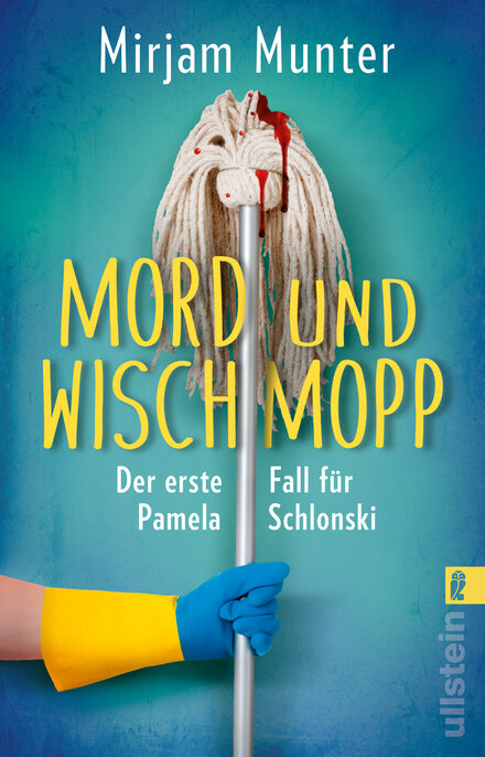 Mirjam Munter liest auf ihrem Buch „Mord und Wischmopp“