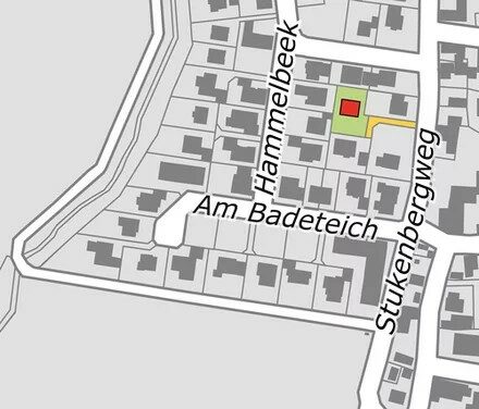 Ausschnitt eines Stadtplans.