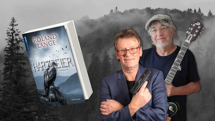 Roland Lange und Dirk Heimberg präsentieren „Harzgeier & Crime Melodies“.