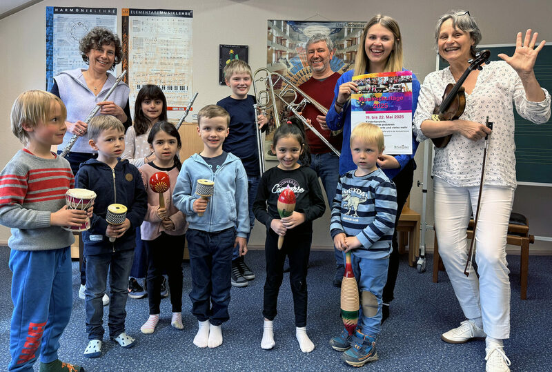 Herzlich Willkommen: Das Team der Musikschule lädt alle kleinen und großen Musikinteressierten ein.