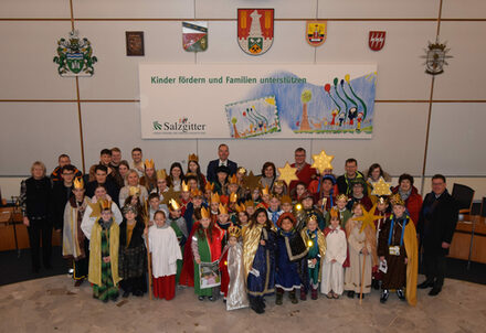 Sternsinger im Rathaus