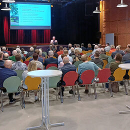 Rund 80 Bürgerinnen und Bürger informierten sich über die Kommunale Wärmeplanung.
