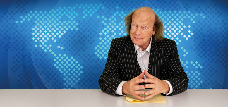 Arnulf Rating ist mit seinem Programm  "Tagesschauer" zu Gast.