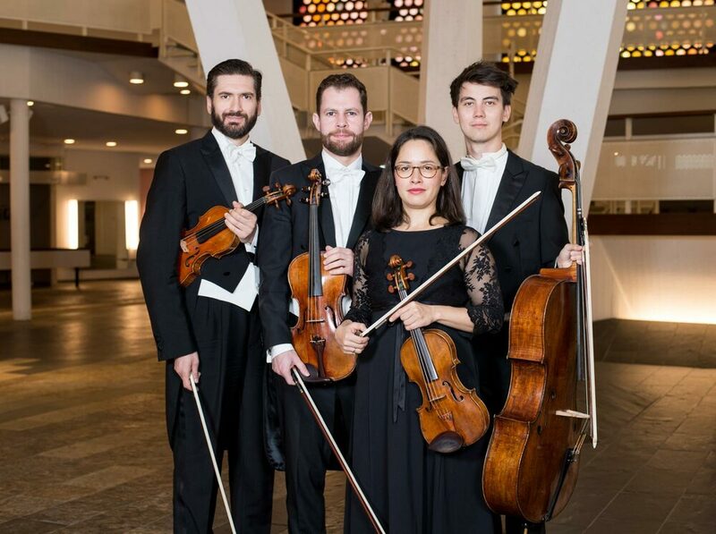 Dorian Xhoxhi (Violine), Helena Madoka Berg (Violine), Tobias Reifland (Viola) und Christoph Heesch (Violoncello) präsentieren in Salzgitter ihr Können.