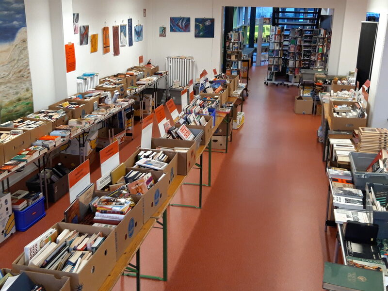 Bücherflohmarkt in der Stadtbibliothek