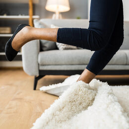 Stolperfalle Teppichboden