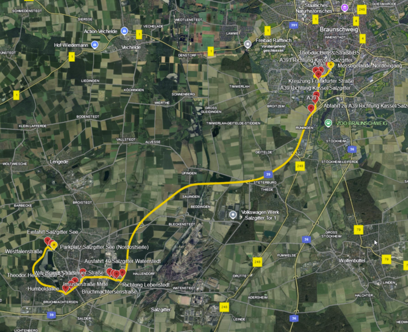 Die neue Route der Motorradgedenkfahrt